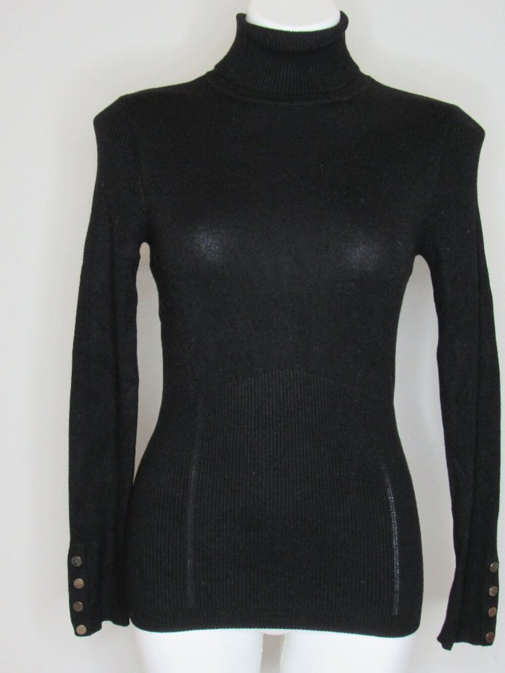 White House Black Market WHBM Knit Turtleneck Women's S Small - Picture 2 of 8